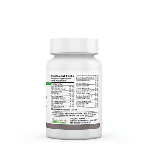 Greens First Full Body AM/PM Cleanse, 20 Veggie Capsules – Supplement for Natural Detox Greens First