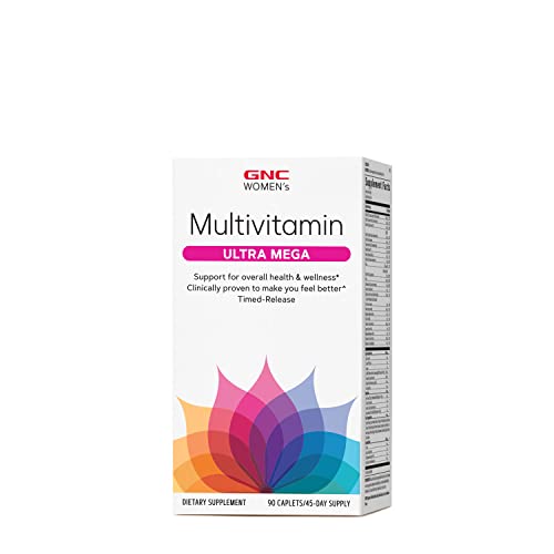 GNC Women's Ultra Mega Multivitamin | Supports Overall Health and Wellness in Women 