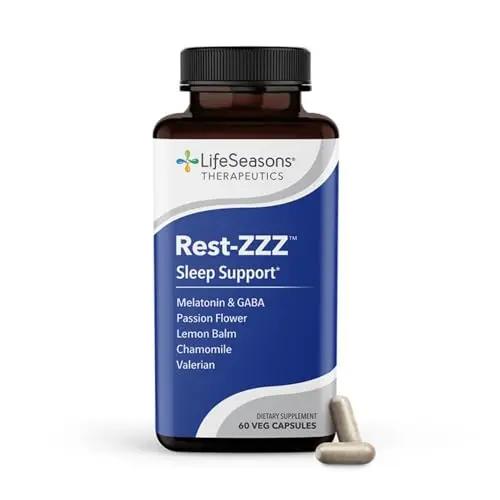 Rest-ZZZ - Powerful Sleep Support Supplement - Fall Asleep & Stay Asleep - Calms Nervous System