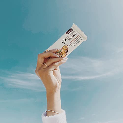 GoMacro MacroBar Organic Vegan Protein Bars - Banana + Almond Butter, (2.3 Ounce Bars GoMacro