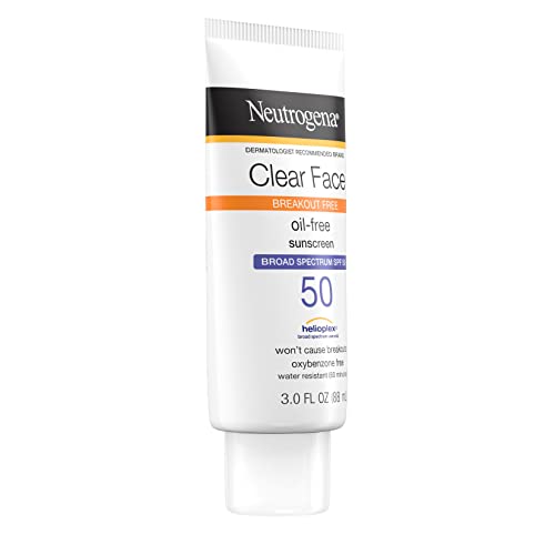 Neutrogena Clear Face Liquid Lotion Sunscreen for Acne-Prone Skin Neutrogena