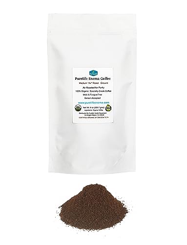 PureLife Enema Coffee- 1 Lb - Organic Gerson Specific - Ground - Mold & Fungus Free 