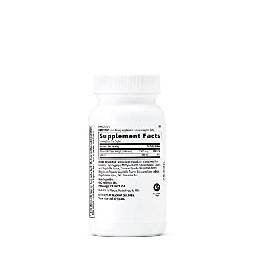 GNC Methyl B-12 2500 mcg - 100 Caplets GNC