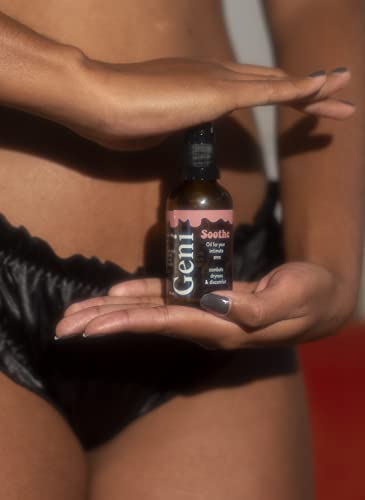 Geni Soothe - Perfume and SOAP Free Intimate Oil. Gentle Alternative to Intimate wash. Moizturizes Geni