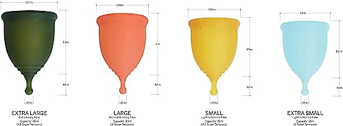 Pixie Cup Soft Menstrual Cup - Ranked 1 for Most Comfortable Reusable Period Cup - Buy One We Give One Pixie Cup