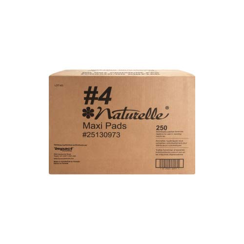 Impact Products 25130973 Maxi Pads, Naturelle, Regular, Vendor Refills, WE Rochester Midland