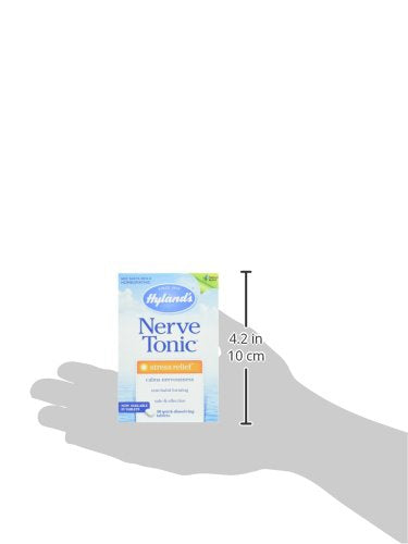 Hyland's Naturals Nerve Tonic Stress Relief Tablets, Natural Relief of Restlessness, Nervousness Hyland's