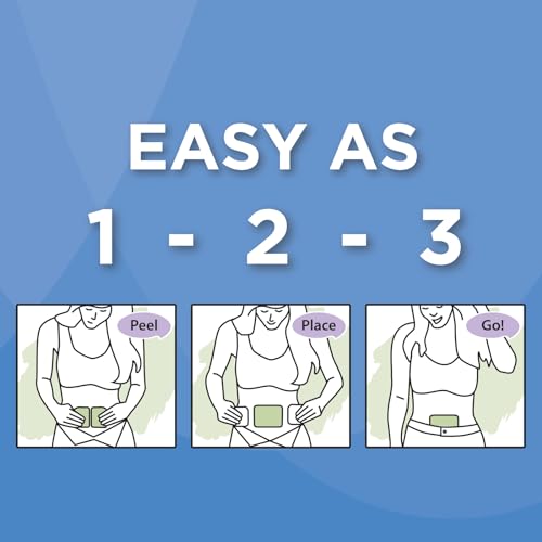 HealthWise Menstrual Pain Relief Period Patch | 10% Menthol | Strong, Soothing Relief HealthWise