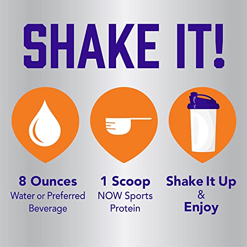 NOW Sports Nutrition, Whey Protein Isolate, 25 g With BCAAs, Unflavored Powder NOW