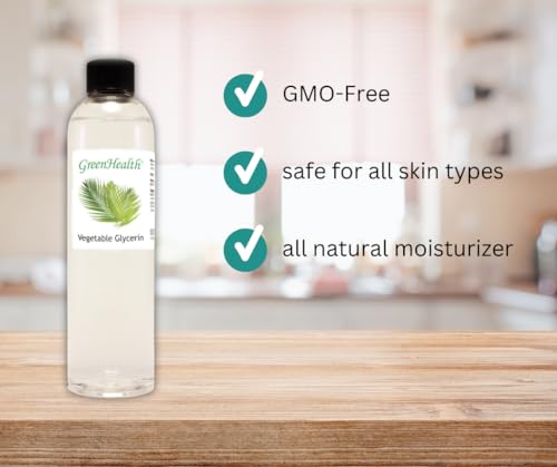 Vegetable Glycerine - 100% Pure, Cold Pressed - 32 fl oz - GreenHealth GreenHealth