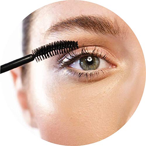 Cliganic Organic Castor Oil, 100% Pure (2oz with Eyelash Kit) - For Eyelashes, Eyebrows, Hair & Skin Cliganic