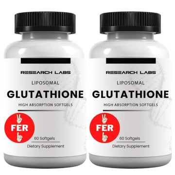 Research Labs Liposomal Glutathione Supplement w/Gluta-IV™, 100x Enhanced Absorption