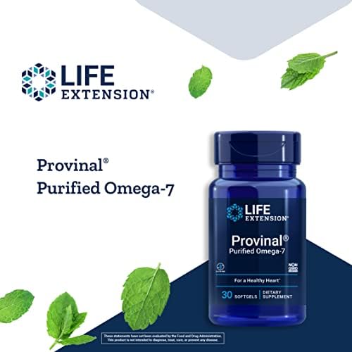 Provinal Purified Omega-7 - Daily Essential Omega 7 Fatty Acids Supplement, Palmitoleic Life Extension