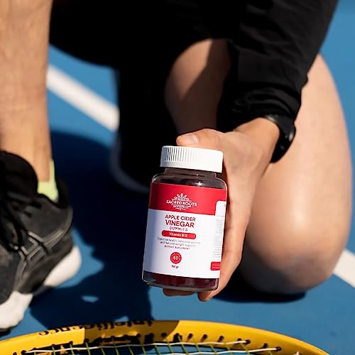 Sacred Roots Sugar-Free, Apple Cider Vinegar Gummies, 60 Gummies – Supports Healthy Sacred Roots