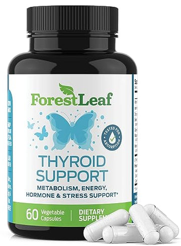 Thyroid Support for Women and Men with Iodine - Energy, 60 Vegetarian