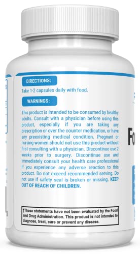 PEScience Forskolin Capsules, 95% Pure Forskolin Extract, Patented ForsLean, 60 Count PEScience