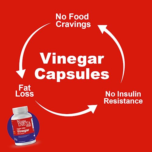 Reduce Abdominal Fat - Vinegar Capsules - Best for Weight Loss - Glucose Ni una dieta más
