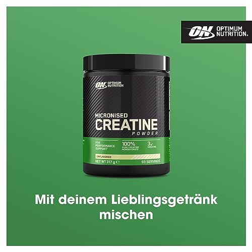 Optimum Nutrition Micronised Creatine Powder, 100% Pure Creatine Monohydrate Powder Optimum Nutrition