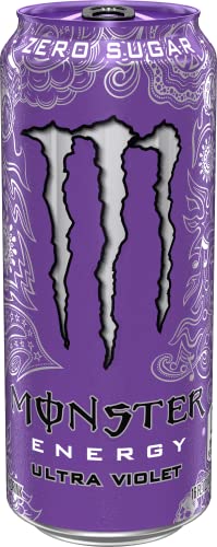 Monster Energy Ultra Violet, Sugar Free Energy Drink, 16 Ounce (Pack of 15) Monster Energy