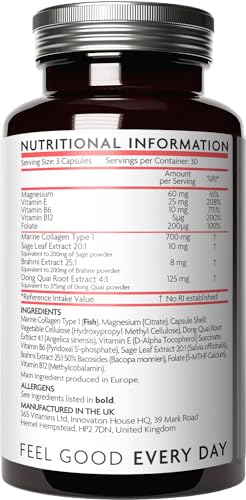 Premium Advanced Collagen Capsules for Menopause and Perimenopause V Vitamini