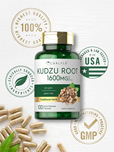 Carlyle Kudzu Root | 100 Extract Capsules | Non-GMO and Gluten Free Formula Carlyle