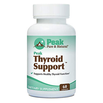 Peak Pure & Natural Thyroid Support Thyroid Supplement and Metabolism Booster to Support