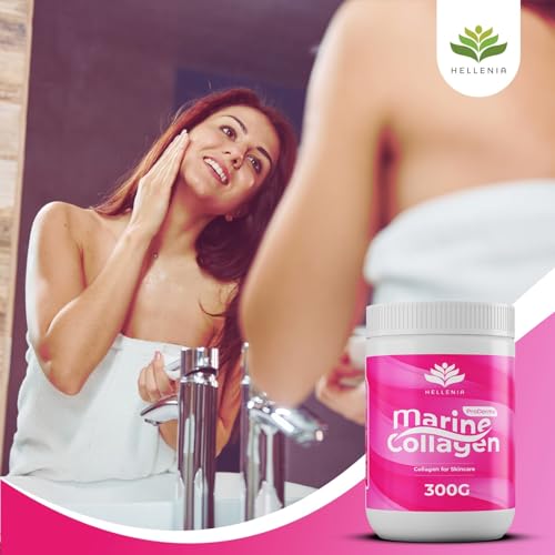 Pure Hydrolysed Marine Collagen Powder 300g | Berry Flavour | Type 1 and 3 Hellenia