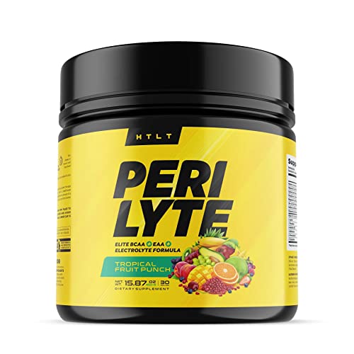 HTLT Supps Perilyte | EAA + BCAA + Electrolytes, 1 LB, 30 Servings (Tropical Fruit Punch)