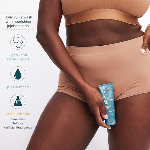 SAY LA V. Nourishing Veauty Feminine Wash, Intimate Vulva Hygiene with Prebiotics, Jojoba, Vitamin E SAY LA V