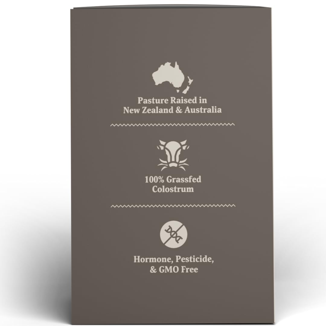 Ancestral Supplements Grass Fed Beef Bovine Colostrum Powder Packets, Immune Support Ancestral Supplements