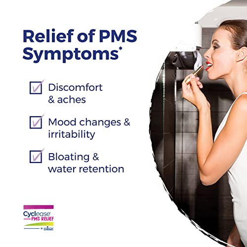 Boiron Cyclease PMS Relief Tablets for Symptoms from PMS of Bloating, Aches, Mood Swings, and Irritability Boiron