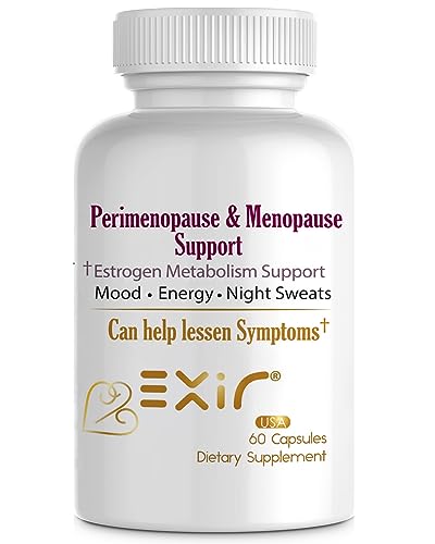 Exir Perimenopuase and Menopause Support Supplement for Women Relief, 60 Capsules