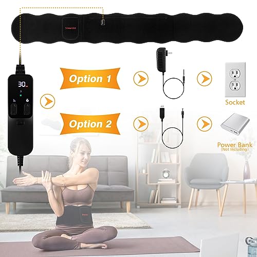 Streamlet Red Light Therapy Belt, 120 LED Combo 660nm 850nm Wearable Red Light Therapy Streamlet