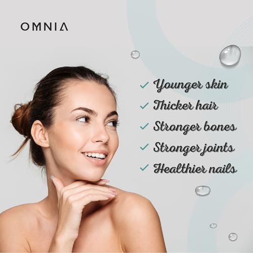 Omnia Marine Collagen Capsules 2400mg for Women & Men with Type I Collagen OMNIA
