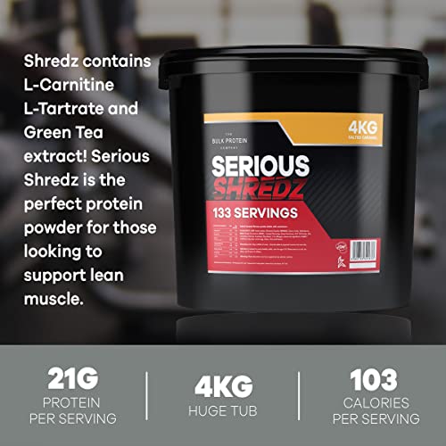The Bulk Protein Company – Serious Shredz – Diet Whey Protein Powder – Contains L-Carnitine L