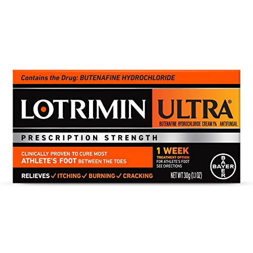 Lotrimin Ultra 1 Week Athlete's Foot Treatment - Antifungal Cream, 30 Gram Lotrimin