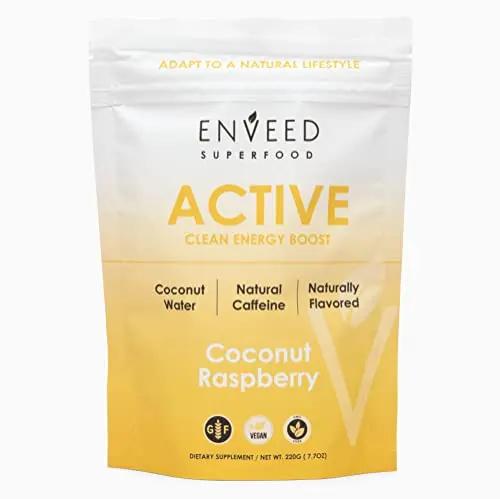 ENVEED SUPERFOOD Active | Natural Caffeine and Adaptogen Pre Workout Powder