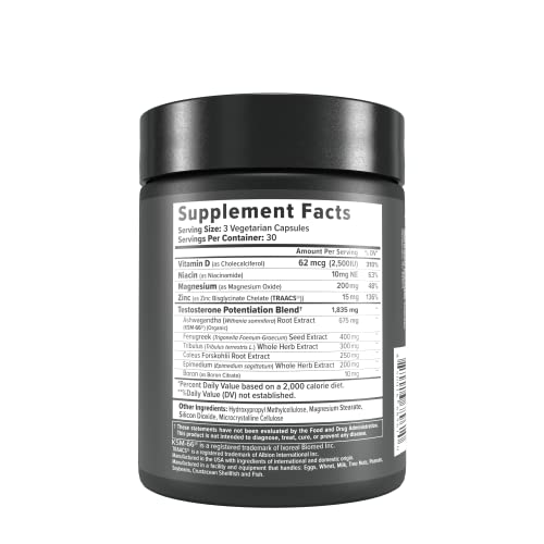 InnoSupps : T-Drive | Testosterone Booster | Amplify Muscle Growth | KSM-66 Ashwagand InnoSupps