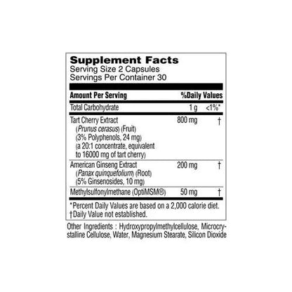 KORESELECT Beet Root & Tart Cherry Capsules 16,000mg Capsules Bundle for Nitric Oxide Supplement Booster for Blood Circulation, Muscle Recovery, Joint Support, for Men and Women