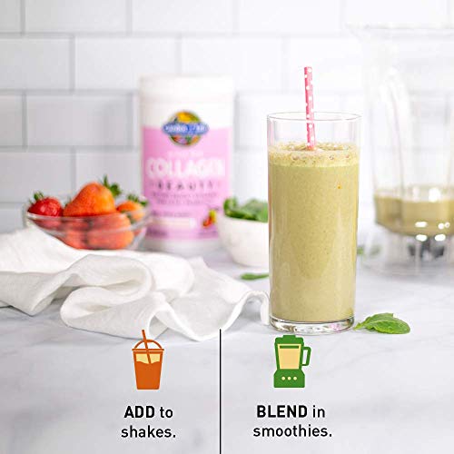 Garden of Life Grass Fed Collagen Beauty - Strawberry Lemonade, 20 Servings - Collagen Garden of Life