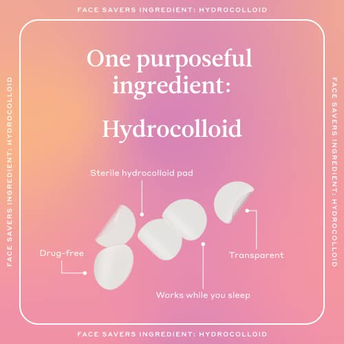 Welly Bandages - Face Savers, Hydrocolloid Acne Blemish Patch, Adhesive, Small Spot Shape