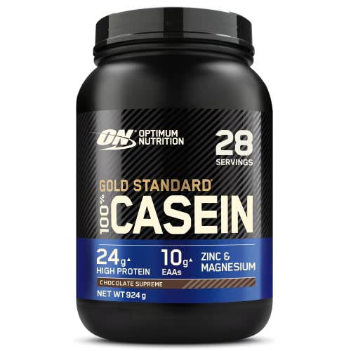 Optimum Nutrition Gold Standard 100% Casein Slow Digesting Protein Powder with Zinc