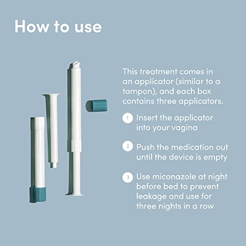 Hers Miconazole 3 Day Yeast Infection Treatment - Treats Vaginal Itching, Burning, Discharge HIMS & HERS