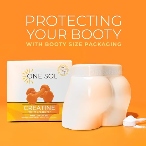 One Sol Creatine for Women Booty Gain, All Natural Women's Creatine Powder One Sol