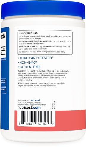 Nutricost Creatine Monohydrate Powder (Watermelon, 500 Gram) - Micronized Creatine Nutricost