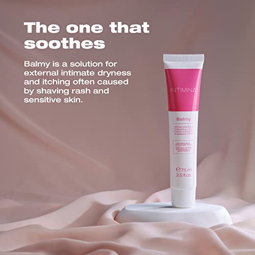 INTIMINA Balmy - Vaginal Moisturizer and Lubricant, Intimate Soothing and Moisturizing Cream INTIMINA