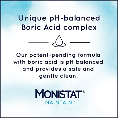 Monistat Boric Acid Feminine Cleanser, Fragrance Free Feminine Wash, 10 Fl Monistat