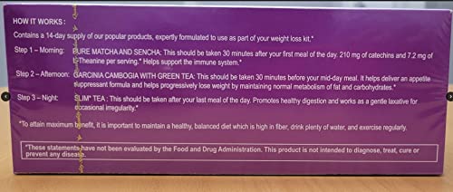 Hyleys 14 Day Weight Loss Tea - 42 Tea Bags (1 Pack), Detox Tea for Cleanse HYLEYS