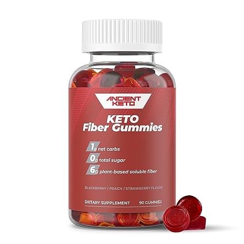 Sugar Free Keto Fiber Gummies for Adults | Keto Vitamin Supplement Ancient Keto