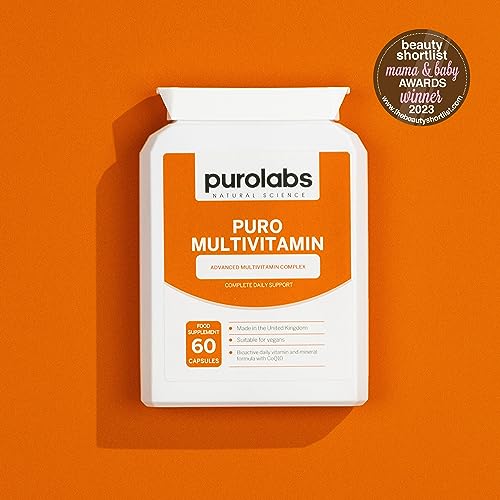 Puro Multivitamin - 34 Multivitamins & Minerals - Daily Complex for Men & Women Purolabs